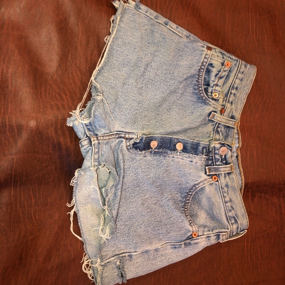 Vintage Levi Jean Shorts - Picture 1 of 7